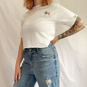 VINTAGE U.S.A. ALASKA CROP TOP